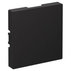 Заглушка Систем Электрик (Schneider Electric) AtlasDesign карбон ATN001009, квадратная, черная, для выключателя