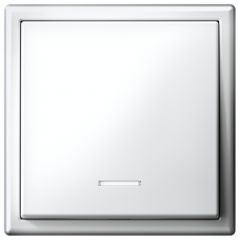 Выключатель Систем Электрик (Schneider Electric) 1-клавиша ArtGallery (схема 1а) 10AX с подсветкой механизм лотос GAL001313, скрытая установка, белый