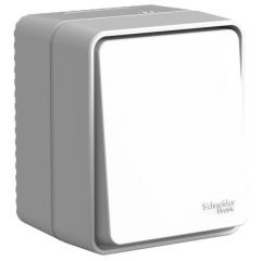 Переключатель проходной Систем Электрик (Schneider Electric) 1-клавиша ОП AtlasDesign PROFI IP54 10АХ серый ATN543061