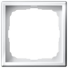 Рамка Систем Электрик (Schneider Electric) 1-м ArtGallery лотос GAL001301 декоративная для электроустановочных устройств, белая, матовая