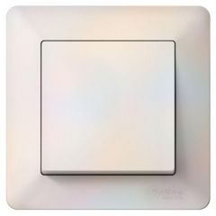 Рамка Систем Электрик (Schneider Electric) 1-м AtlasDesign Air жемчужный/дымчатый белый ATN220401, декоративная для ЭУИ