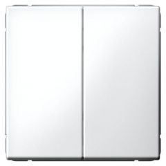 Выключатель Систем Электрик (Schneider Electric) 2-клавиши ArtGallery 10AX быстрозажимный клеммы механизм белый GAL000151S