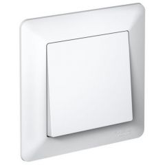 Рамка Систем Электрик (Schneider Electric) 1-м AtlasDesign Air белый/дымчатый белый ATN220101, декоративная для ЭУИ