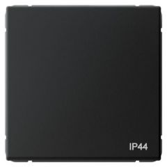 Переключатель Систем Электрик (Schneider Electric) 1-клавиша ArtGallery IP44 10AX механизм карбон GAL441061, скрытая установка