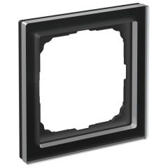 Рамка Систем Электрик (Schneider Electric) 1-м ArtGallery Pure органическое стекло чёрная GAL321001