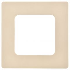 Рамка ИЕК (IEK) 1-м СП FLITE РУ-1-К-ФлСл сливочный FI-M12-32-20-K86, декоративная, IP20