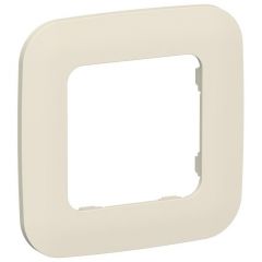 Рамка ИЕК (IEK) 1-м СП FLITE РУ-1-А-ФлСл сливочный FI-M12-31-20-K86, декоративная, IP20