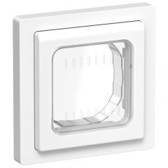 Рамка ИЕК (IEK) 1-м СП FLITE Рпро-1-55-ФлБ IP55 белый FI-M10-32-55-K01, декоративная, для электроустановочных устройств