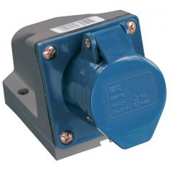 Розетка ИЭК ОП 32А 220В 2P+PЕ ССИ-123 IP44 IEK PSR11-032-3