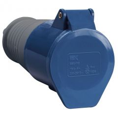 Розетка кабельная ИЭК 16А 220В 2P+PЕ ССИ-213 IP44 IEK PSR21-016-3