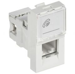 Розетка телефонная ИЭК 1мод. RJ11 кат.3 механизм PRIMER IEK CKK-40D-RT1-K01
