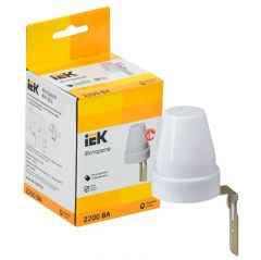 Фотореле ИЕК (IEK) ФР 601 2200 ВА IP44 серое LFR20-601-2200-003