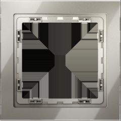 Рамка стеклянная Voltum S70 на 1 пост, (шелк, стекло) VLS110104
