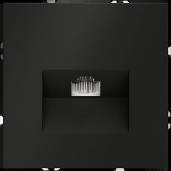 Розетка компьютерная встраиваемая Voltum S70 RJ45 категория б, (черный матовый) VLS060108