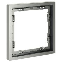 Рамка Вольтум (Voltum) 1-м S70 пластик сталь VLS100105, декоративная для ЭУИ