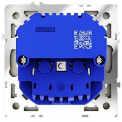 Розетка Вольтум (Voltum) VLS040504 1-м СП S70 16 А с USB A+С, заземлением защитные шторки, механизм шелк