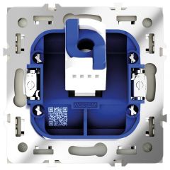 Розетка компьютерная Вольтум 1-м СП S70 RJ45 кат.6 механизм сталь Voltum VLS060105