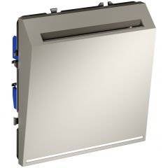 Выключатель встраиваемый Вольтум S70 карточный 16А, (кашемир) VLS010703, Voltum