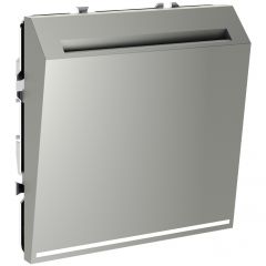 Выключатель встраиваемый Вольтум S70 карточный 16А, (сталь) VLS010705, Voltum