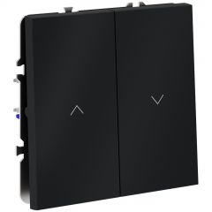 Выключатель встраиваемый Вольтум S70 для жалюзи 10А, (графит) VLS020707, Voltum