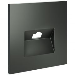 Накладка Вольтум для розетки компьютерной RJ45 кат.6, S70 (титан) VLS001306, Voltum