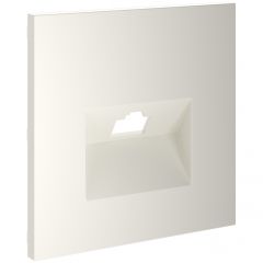 Накладка Вольтум для розетки компьютерной RJ45 кат.6, S70 (хлопок) VLS001313, Voltum