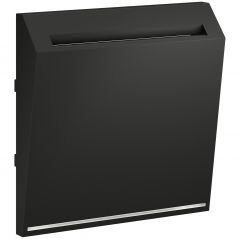 Накладка Вольтум для выключателя карточного, S70 (графит) VLS002607, Voltum