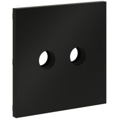 Накладка Вольтум для розетки телевизионной оконечной TV+SAT, S70 (черный матовый) VLS001608, Voltum