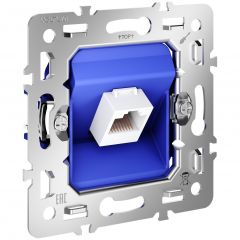 Механизм Вольтум розетки компьютерной RJ45 кат.6, S70 VLS0601M, Voltum