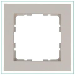 Рамка Джасмарт (Jasmart) 1-м G-Classic тауп G1001T декоративная для электроустановочных устройств, бежевый