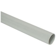 Труба гладкая ИЭК ПВХ жесткая d40мм сер. (дл.3м) IEK CTR10-040-K41-024I