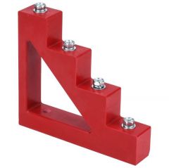 Изолятор ступенчатый ИЭК ИС4-40 (М8) силовой с болтом IEK YIS11-4-40-B