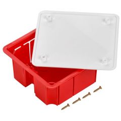 Коробка распаячная ИЭК СП 92х92х45 IP20 КМ41001 (с саморезами с крышкой) IEK UKT11-092-092-040