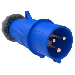 Вилка ИЭК эл. каб. 16А 2P+PE 220В IP44 MAGNUM ССИ-013 IEK PSN01-016-3