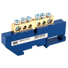 Шина нулевая ИЭК на DIN-изол. ШНИ-8х12-6-Д-С IEK YNN10-812-6D-K07