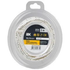 Трубка термоусадочная ИЭК ТТУ нг-LS 2/1 белый (уп.2м) IEK UDR12-002-001-002-K01-T
