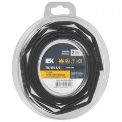 Трубка термоусадочная ИЭК ТТУ нг-LS 4/2 чёрный (уп.2м) IEK UDR12-004-002-002-K02-T
