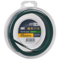 Трубка термоусадочная ИЭК ТТУ нг-LS 12/6 зелёный (уп.2м) IEK UDR12-012-006-002-K06-T