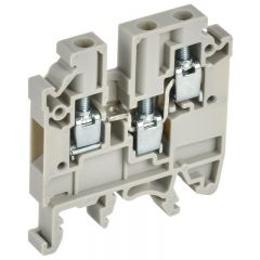 Колодка клеммная ИЭК CTS-MC ARMAFIX 3 вывода 4кв.мм сер. IEK YCT12-00-3-K03-004