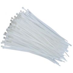 Нейлоновая хомут-стяжка AVG (АВГ) 5x100 белая 100 шт.