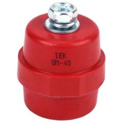 Изолятор ИЭК SM40 (М8) силовой с болтом IEK YIS11-40-12-B