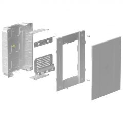 Корпус мультимедиа встраиваемый ИЭК 470х410мм Krepta 5 пластиковый IEK KR5-KP23-V-41