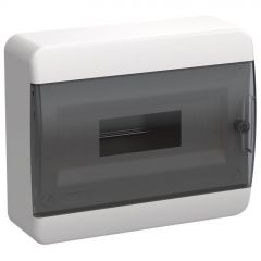 Корпус ИЭК ЩРН-П-12 TEKFOR IP41 чёрный прозрачный дверь пластиковый IEK TF5-KP12-N-12-41-K01-K03