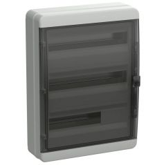 Корпус ИЭК КМПн-54 TEKFOR IP65 чёрный прозрачный дверь пластиковый IEK TF5-KP72-N-54-65-K03-K02