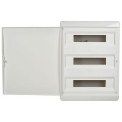 Корпус ИЭК ЩРВ-П-54 TEKFOR IP41 белый дверь пластиковый IEK TF5-KP13-V-54-41-K01-K01