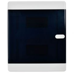 Корпус ИЭК ЩРВ-П-18 UNION Compact IP41 чёрный прозрачный дверь пластиковый IEK UIC-KP12-V-18-41-K01