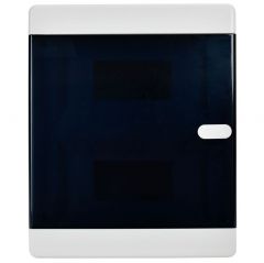 Корпус ИЭК ЩРН-П-18 UNION Compact IP41 чёрный прозрачный дверь пластиковый IEK UIC-KP12-N-18-41-K01