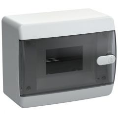 Корпус ИЭК ЩРН-П-6 UNION Compact IP41 чёрный прозрачный дверь пластиковый IEK UIC-KP12-N-06-41-K01