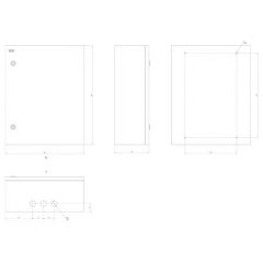 Корпус Эра ЩМП-06 500х400х175 IP31 NO_SIMPLE_SHMP-06_IP31 металлический SIMPLE Б0041657 ERA