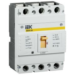 Выключатель автоматический ИЭК 3п 200А 25кА ВА44 35 IEK SVA4410-3-0200